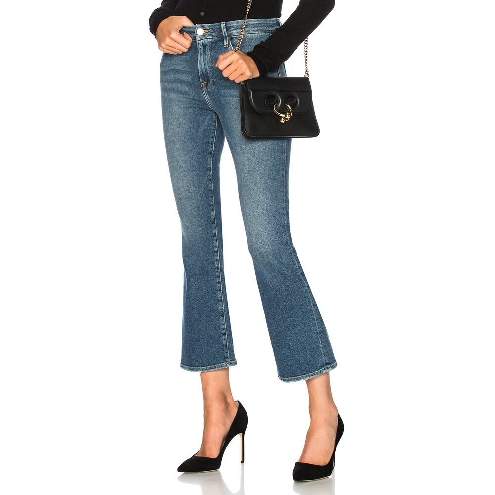 Frame Denim Women's Boot Cut Jeans - Blue